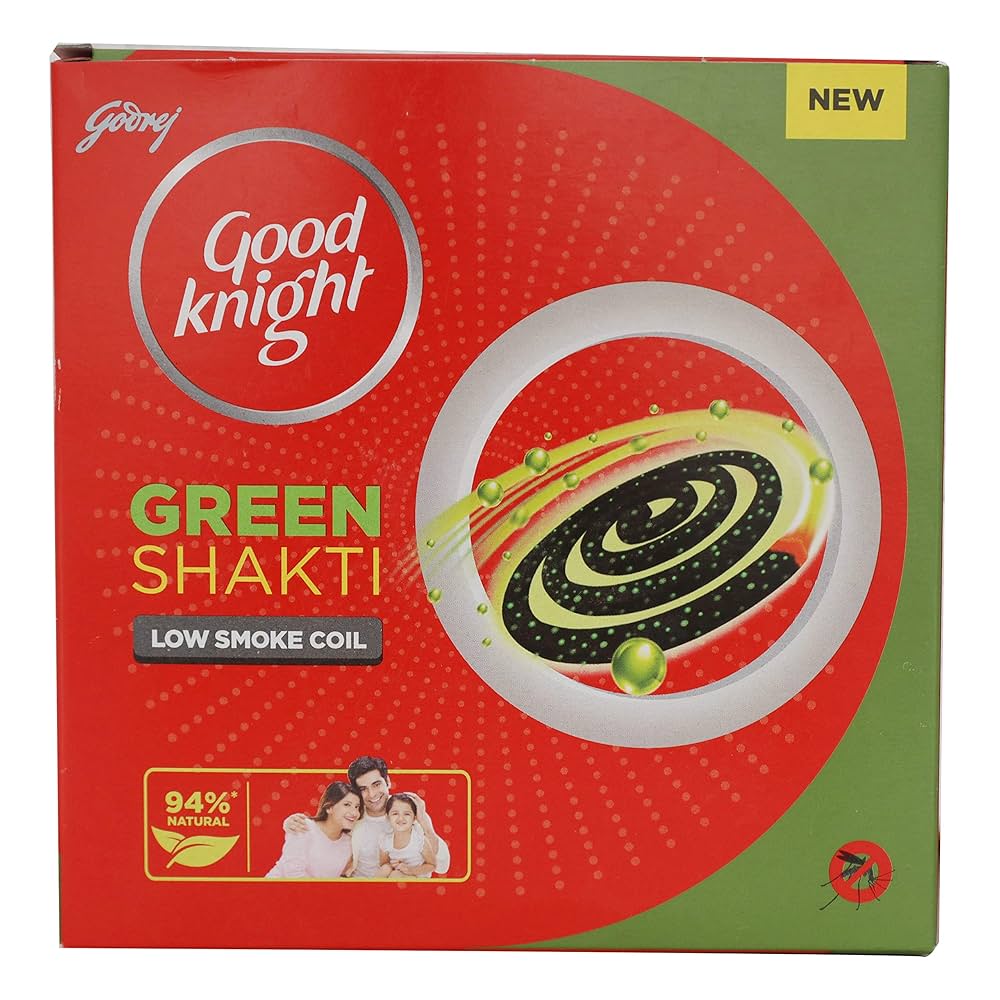 Godrej Good Knight Green Shakti Low Smoke Coil 10N